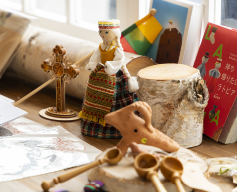 メゾン デュ ラパン アパートメント　地域の作家さんの手作り品